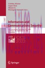 [PDF]Information and Communications Security: 24th International Conference, ICICS 2022, Canter...