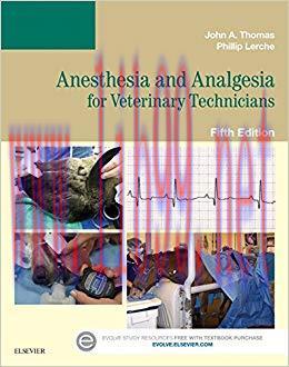 (PDF)Anesthesia and Analgesia for Veterinary Technicians – E-Book 5th Edition