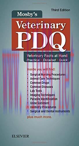 [AME]Mosby's Veterinary PDQ: Veterinary Facts at Hand, 3rd Edition (Original PDF)