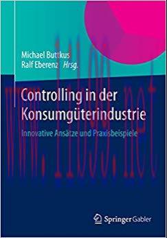 (PDF)Controlling in der Konsumgüterindustrie: Innovative Ansätze und Praxisbeispiele (German Ed...