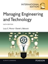 (Solution Manual)Managing Engineering and Technology,6th International Edition.zip