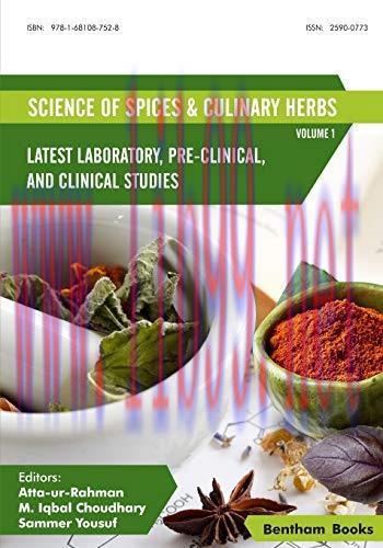 [AME]Science of Spices and Culinary Herbs - Latest Laboratory, Pre-clinical, and Clinical Studi...