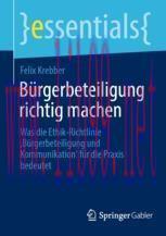 [PDF]Bürgerbeteiligung richtig machen: Was die Ethik-Richtlinie ‚Bürgerbeteiligung und Kommunik...
