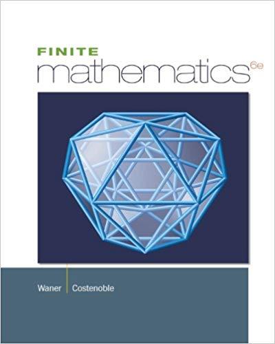 (PDF)Finite Mathematics 6th Edition