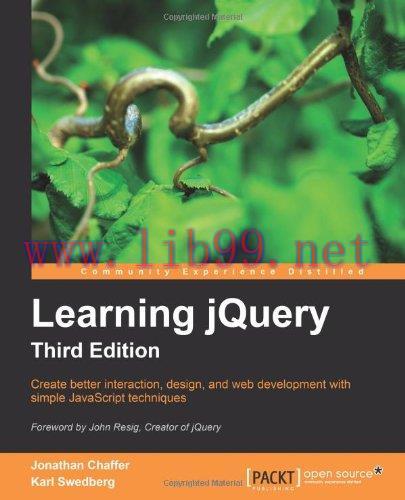 [FOX-Ebook]Learning jQuery, 3rd Edition