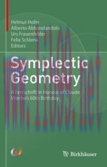 [PDF]Symplectic Geometry: A Festschrift in Honour of Claude Viterbo’s 60th Birthday