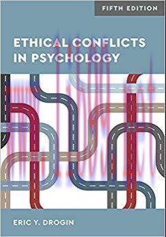 (PDF)Ethical Conflicts in Psychology 5th Edition by Eric Y. Drogin