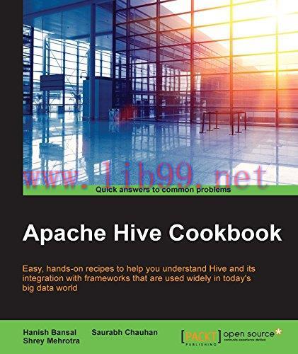 [FOX-Ebook]Apache Hive Cookbook