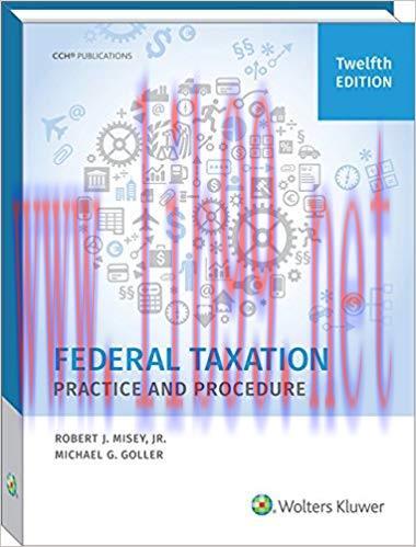 [PDF]Federal Taxation Practice and Procedure, Twelfth Edition + EPUB