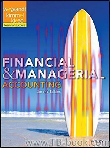Financial and Managerial Accounting 2nd Edition by Jerry J. Weygandt 课本