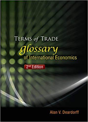 (PDF)Terms of TradeGlossary of International Economics 2nd Edition
