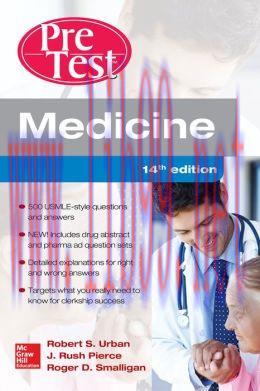 [AME]Medicine PreTest Self-Assessment and Review, Fourteenth Edition (EPUB)