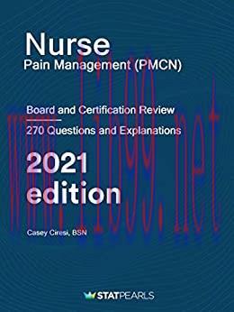 (PDF)Nurse Pain Management (PMCN): Board and Certification Review