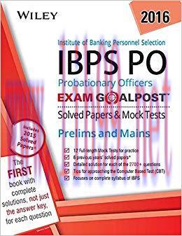 (PDF)Wiley’s Institute of Banking Personnel Selection Probationary Officers (IBPS PO) Exam Goal...