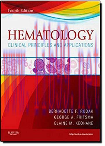 [PDF]Hematology Clinical Principles and Applications, 4th Edition