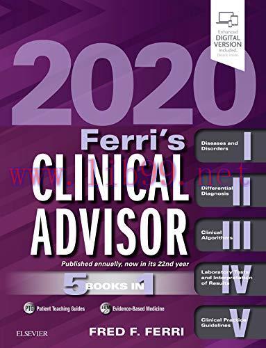 [AME]Ferri’s Clinical Advisor 2020: 5 Books in 1 (Ferri’s Medical Solutions) (ORIGINAL PDF from...