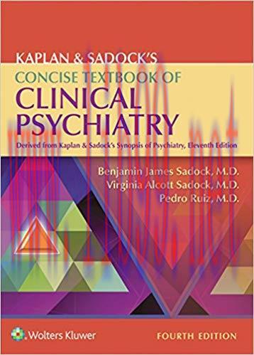 (PDF)Kaplan & Sadock’s Concise Textbook of Clinical Psychiatry 4th Edition