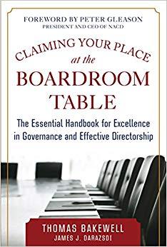 (PDF)Claiming Your Place at the Boardroom Table The Essential Handbook for Excellence in Govern...