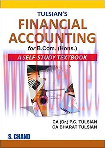 (PDF)Tulsian’S Financial Accounting For B.Com Honrs.