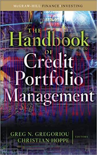 (PDF)The Handbook of Credit Portfolio Management (McGraw-Hill Finance & Investing) 1st Edition