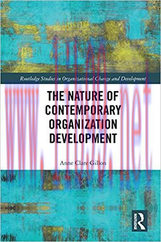 (PDF)The Nature of Contemporary Organization Development (Routledge Studies in Organizational C...