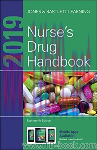 2019 Nurse’s Drug Handbook 18th Edition by Jones & Bartlett Learning