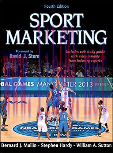 Sport Marketing 4th Edition,