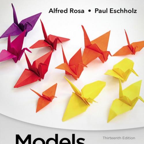 Models for Writers, High School Edition 13th Edition