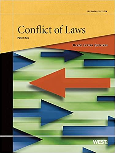 (PDF)Black Letter Outline on Conflict of Laws, 7th