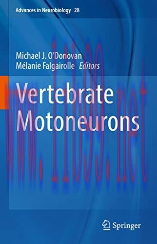 [AME]Vertebrate Motoneurons (Advances in Neurobiology, 28) (EPUB)