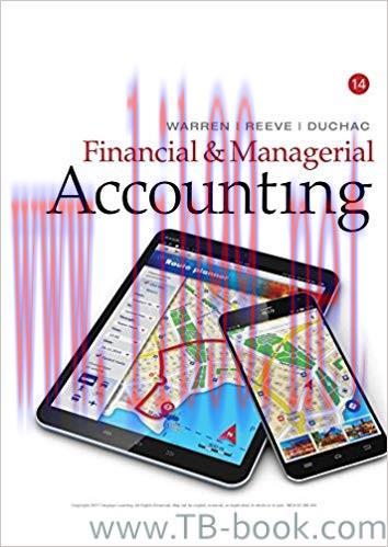 Financial & Managerial Accounting 14th Edition by Carl Warren 课本