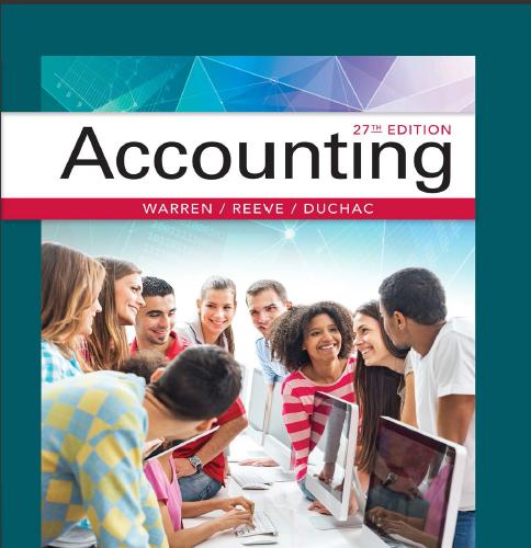 (Test Bank)Accounting , 27th Edition by Carl S. Warren.zip