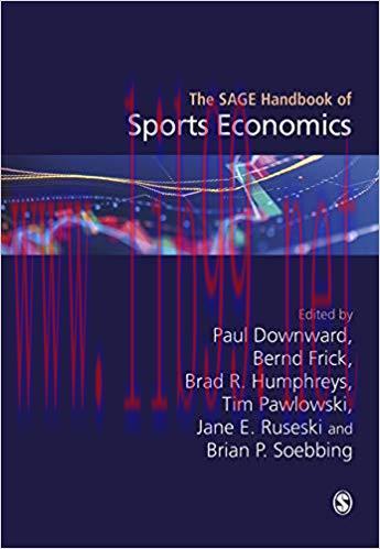 (PDF)The SAGE Handbook of Sports Economics 1st Edition
