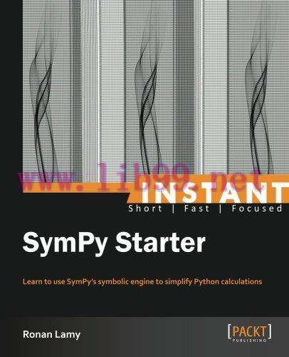 [FOX-Ebook]Instant SymPy Starter