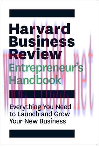 (PDF)The Harvard Business Review Entrepreneur’s Handbook: Everything You Need to Launch and Gro...