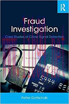 (PDF)Fraud Investigation: Case Studies of Crime Signal Detection 1st Edition