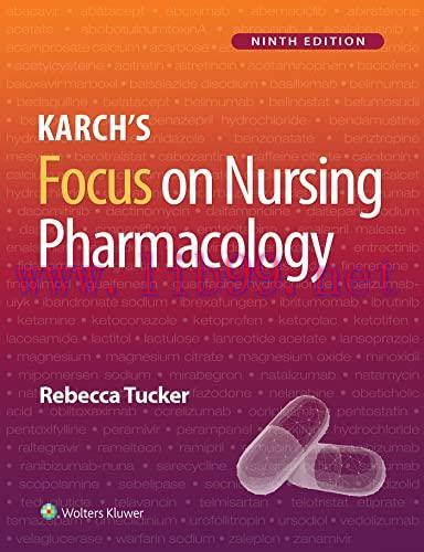 [AME]Karch’s Focus on Nursing Pharmacology, 9th Edition (EPUB3)