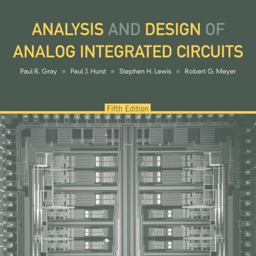 Analysis and Design of Analog Integrated Cirits 5th Edition