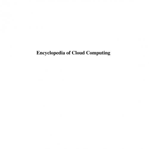 Encyclopedia of Cloud Computing 1118821971