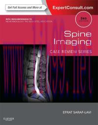 [AME]Spine Imaging: Case Review Series (Expert Consult – Online and Print), 3e