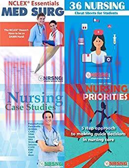 (PDF)Nursing Student Book Collection (Cheat Sheets, NCLEX® MedSurg Essentials, Priorities, Case...