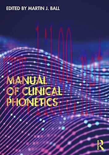 [AME]Manual of Clinical Phonetics (Original PDF)