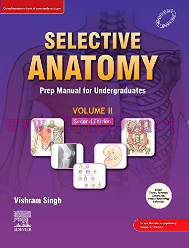[AME]Selective Anatomy: Prep Manual for Undergraduates (Vol – 2), 2nd Edition (Original PDF)