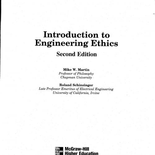 Introduction to Engineering Ethics, 2nd Edition