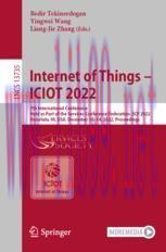 [PDF]Internet of Things – ICIOT 2022: 7th International Conference, Held as Part of the Service...