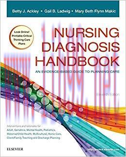 (PDF)Nursing Diagnosis Handbook – E-Book: An Evidence-Based Guide to Planning Care 11th Edition