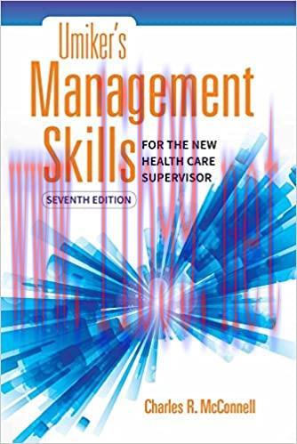 [AME]Umiker’s Management Skills for the New Health Care Supervisor, 7th Edition (EPUB)