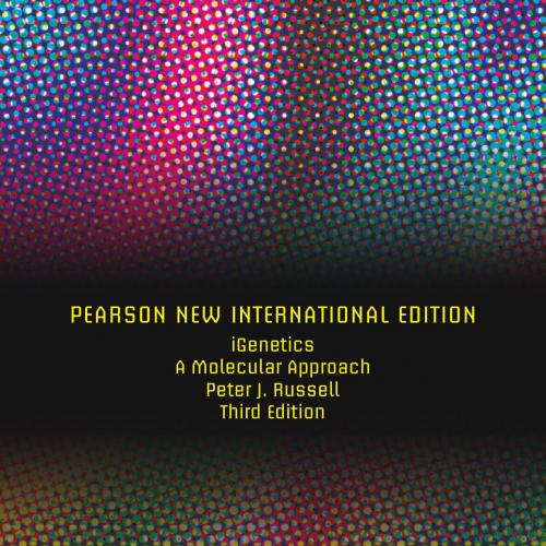 IGenetics A Molecular Approach 3rd International Edition