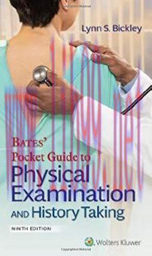 [AME]Bates’ Pocket Guide to Physical Examination and History Taking, 9th Edition (AZW3 + EPUB +...