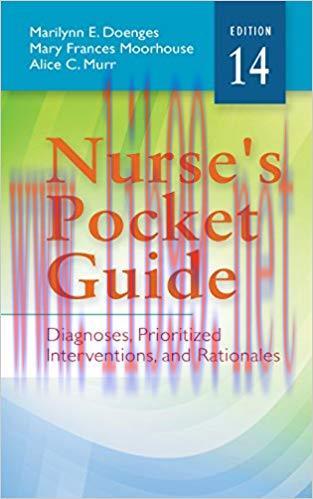 (PDF)Nurse’s Pocket Guide Diagnoses, Prioritized Interventions, and Rationales (Nurses Pocket G...